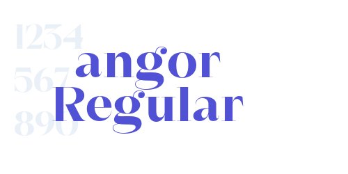 angor Regular-font-download