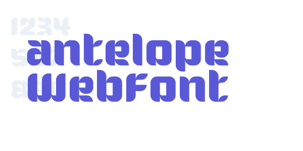 antelope WebFont font free