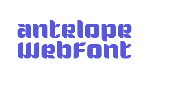 antelope WebFont Font Download