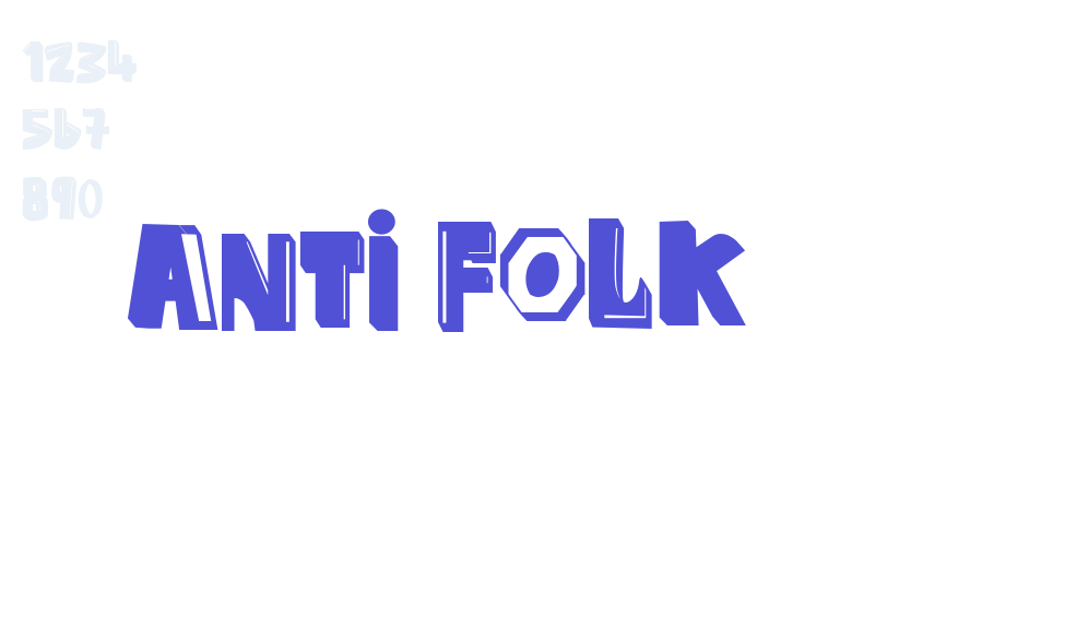 anti folk-font-download