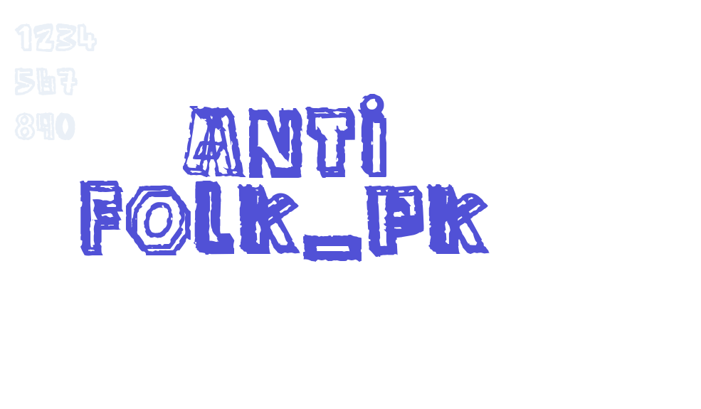 anti folk_pk-font-download