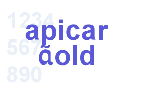 apicar Bold Font Download