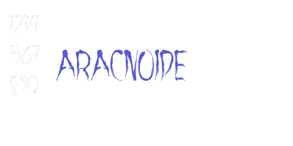 aracnoide font free