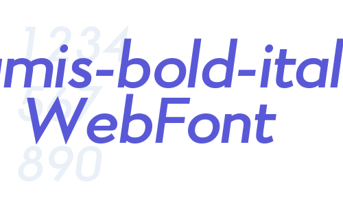 aramis-bold-italic WebFont Font Download