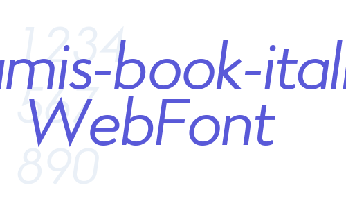 aramis-book-italic WebFont Font Download