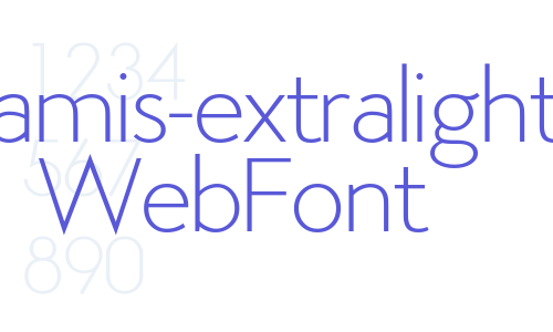 aramis-extralight WebFont Font Download