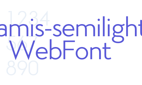 aramis-semilight WebFont Font Download