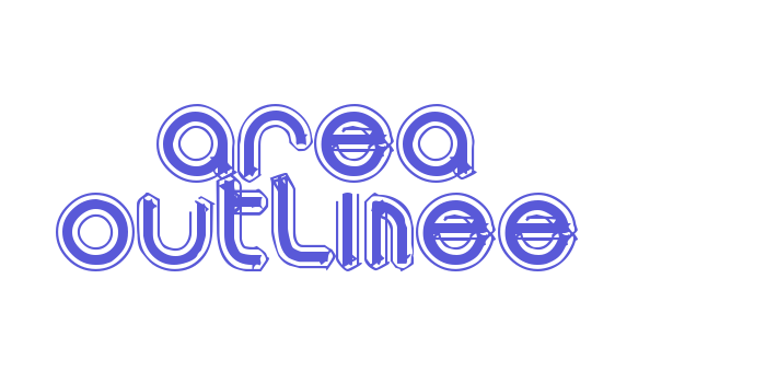 area OUTLINEe Font Download