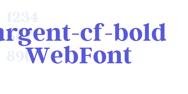 argent-cf-bold WebFont font free