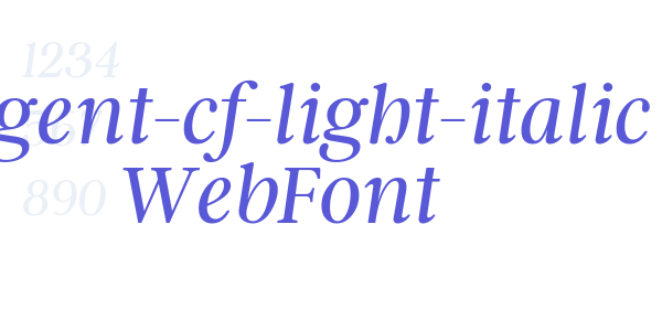 argent-cf-light-italic WebFont font free