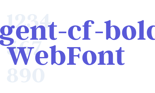 argent-cf-bold WebFont Font Download