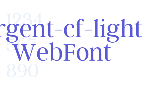 argent-cf-light WebFont Font Download