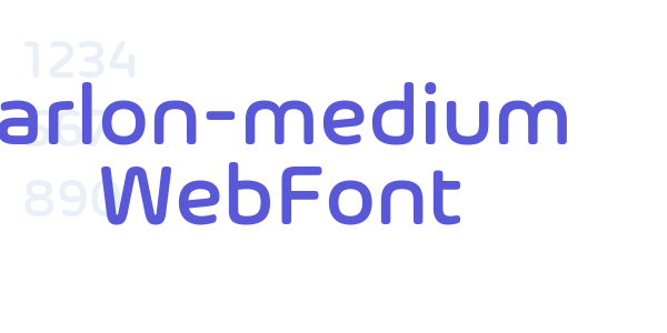 arlon-medium WebFont font