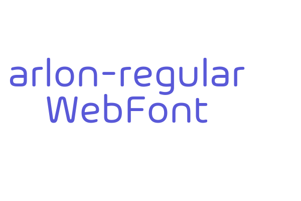 arlon-regular WebFont Font