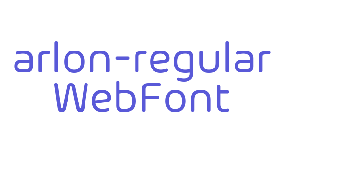 Download arlon-regular WebFont Font