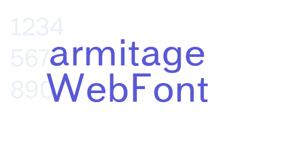 armitage WebFont font free