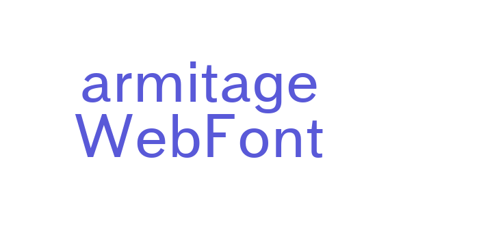 armitage WebFont Font Download