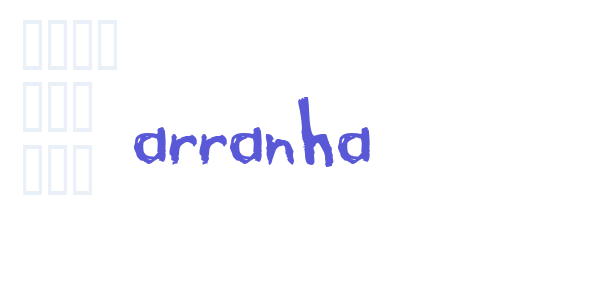 arranha font free