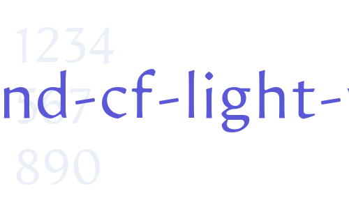 artifex-hand-cf-light-webfont Font Download