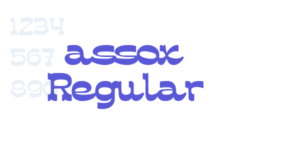 assox Regular font