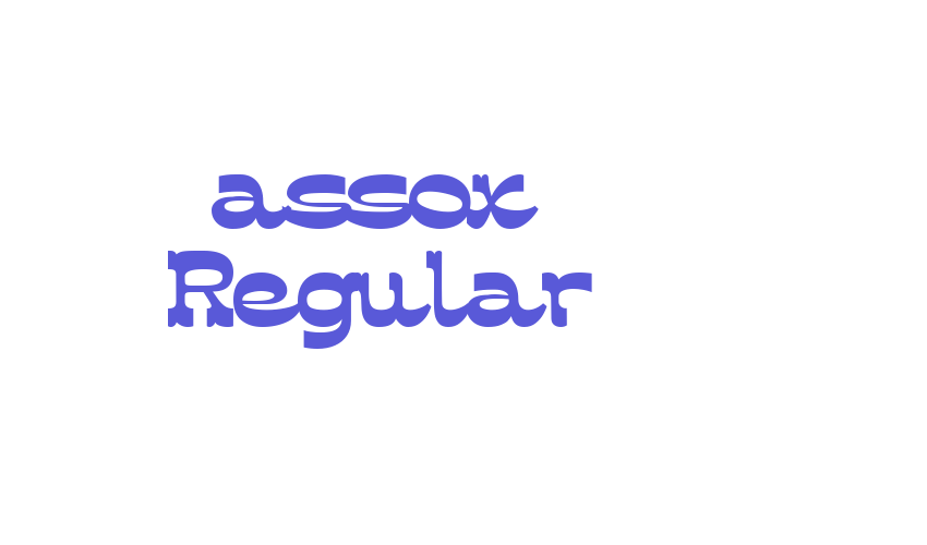 assox Regular Font