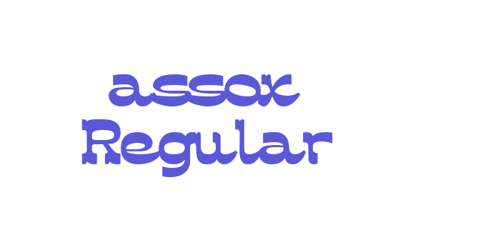 assox Regular Font Download