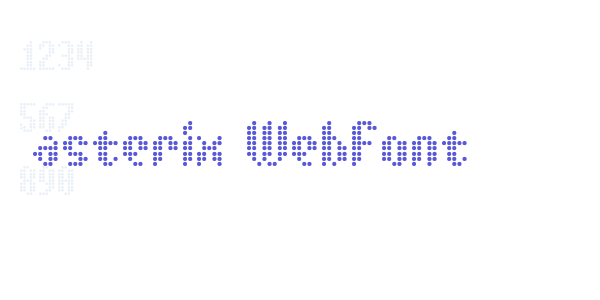 asterix WebFont font