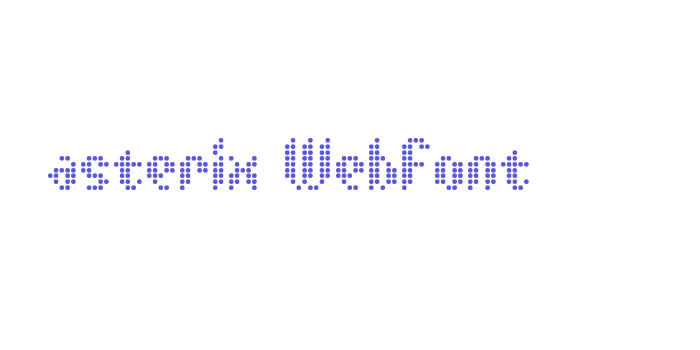 asterix WebFont Font Download