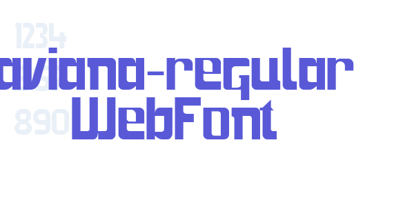 aviana-regular WebFont font