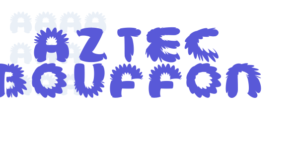 aztec bouffon font