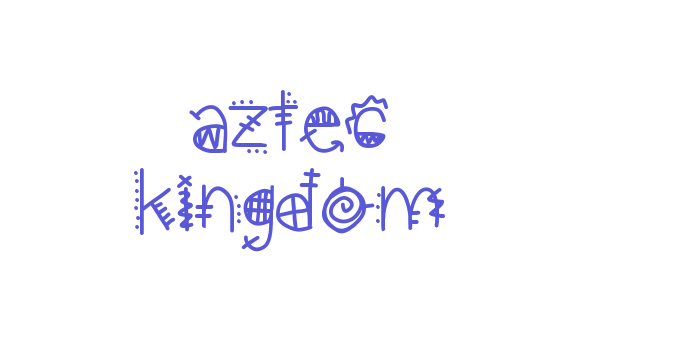 aztec kingdom Font Download