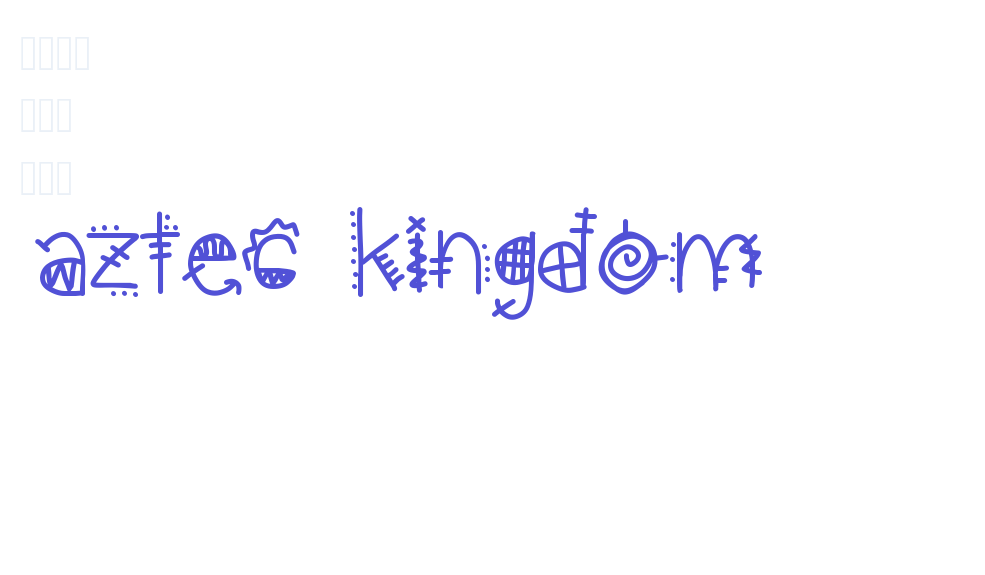 aztec kingdom-font-download