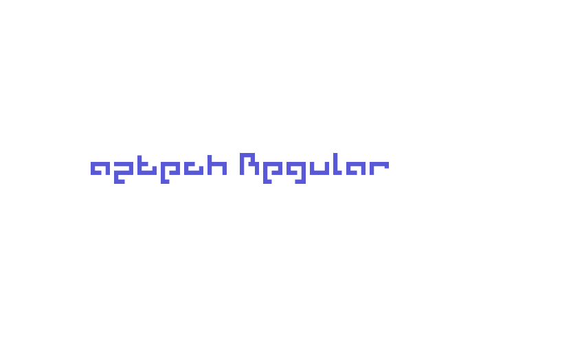 aztech Regular Font Download