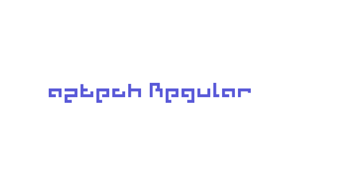 aztech Regular Font Download