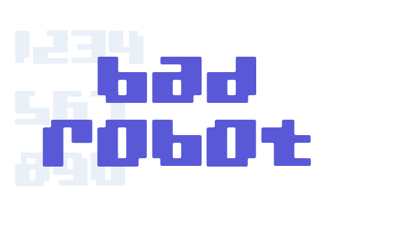 bad robot Font