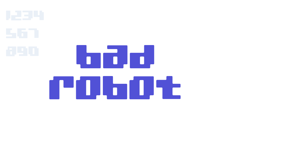 bad robot-font-download