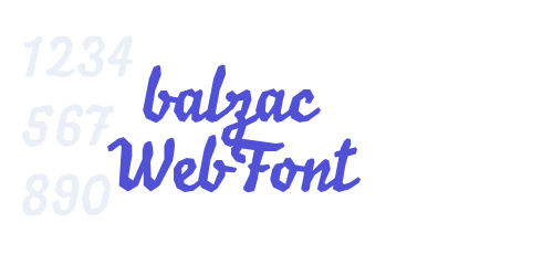 balzac WebFont-font-download