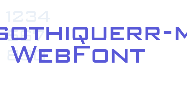 banquegothiquerr-medium WebFont font