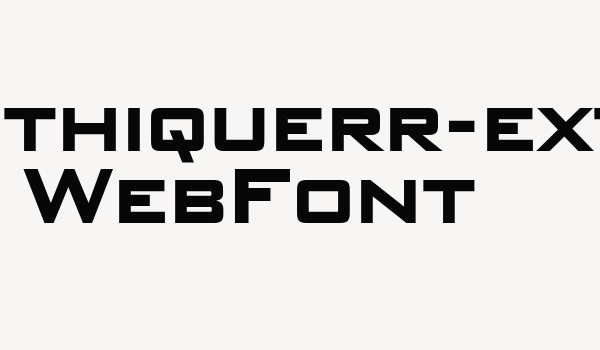 banquegothiquerr-extrabold WebFont Font