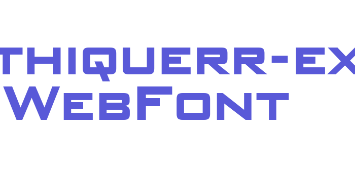 banquegothiquerr-extrabold WebFont Font