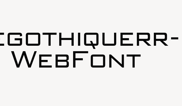 banquegothiquerr-light WebFont Font