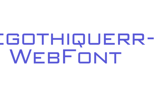 banquegothiquerr-light WebFont Font