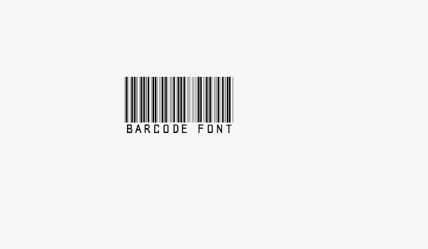 barcode font Font