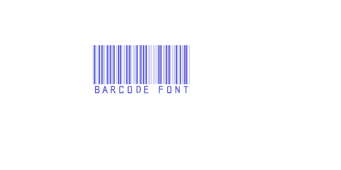 barcode font Font