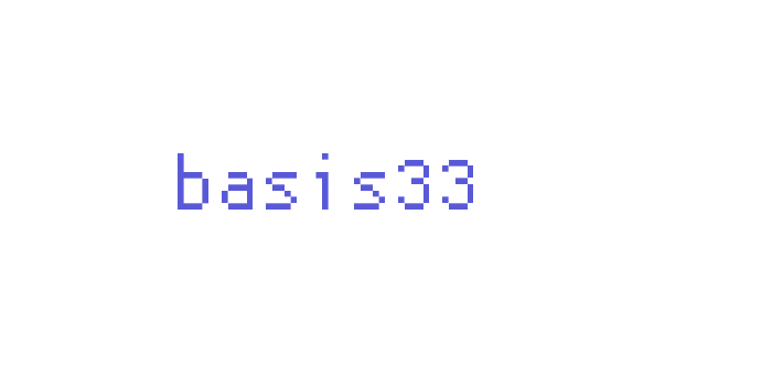 basis33 Font Download