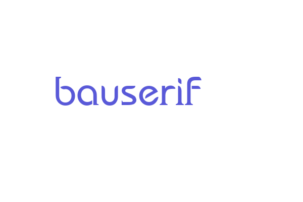 bauserif Font