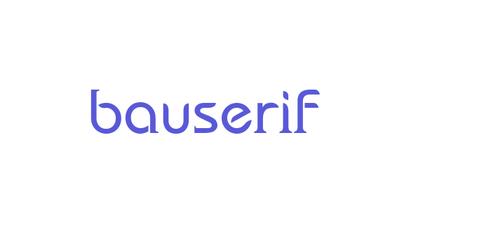 Download bauserif Font