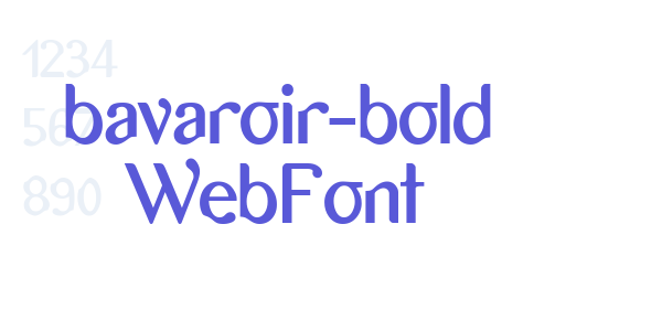 bavaroir-bold WebFont font