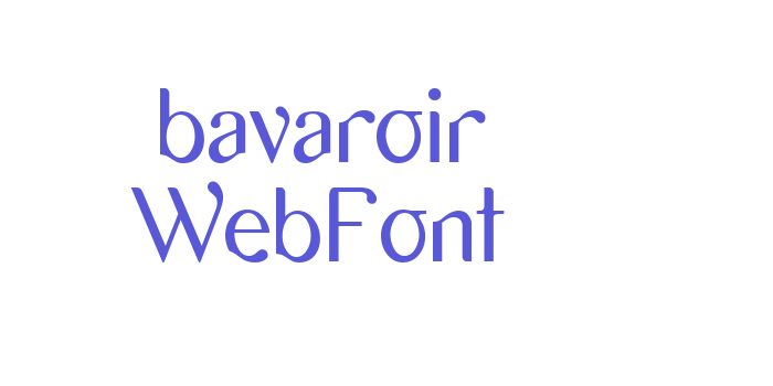 bavaroir WebFont Font