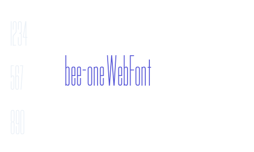 bee-one WebFont Font Download